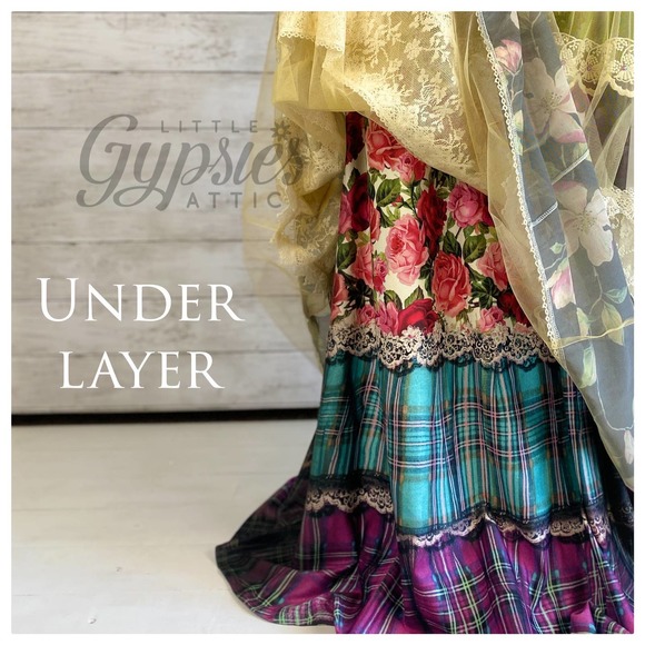 Victorian Art Deco Gypsy Skirt - Picture 5 of 10